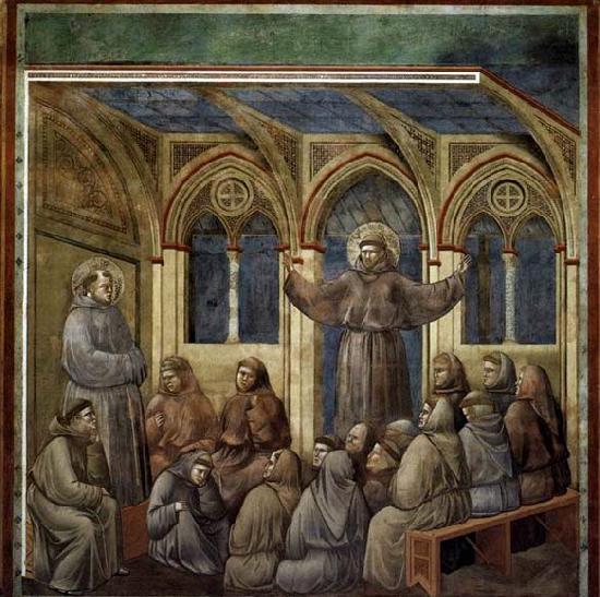 GIOTTO di Bondone Apparition at Arles oil painting picture